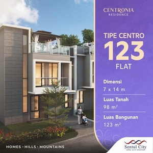 Perumahan Atau Cluster Terbaru Di Sentul City Centronia Residence