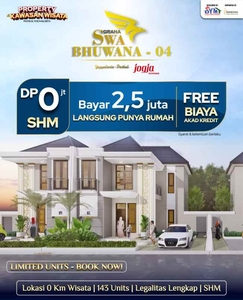 Promo Terbatas Rumah Baru Di Patuk Gunkid 4 Menit Ke Heha Sky View