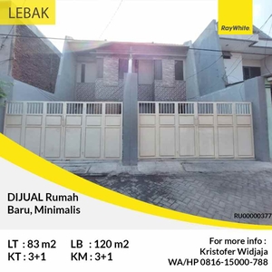 Properti Modern Minimalis Di Lebak Rejo Surabaya - 3 1 Kamar Shm