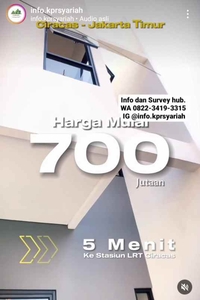 Rumah 2 Lantai 5menit Ke Stasiun Ciracas Jakarta Timur