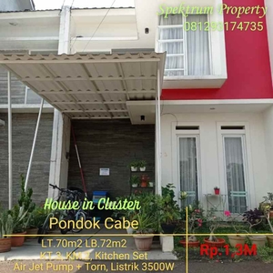 Rumah 2 Lantai Di Cluster Siap Huni Pdk Cabe Rp13m
