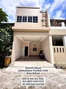 Rumah 2 Lantai Jatimakmur Pondok Gede Kota Bekasi