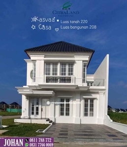Rumah 2 Lantai Klasik Elegan 2 Kamar Tidur Utama Citraland Palembang