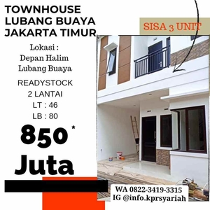 Rumah 2 Lantai Lubang Buaya Jakarta Timur Dekat Raya Pondok Gede