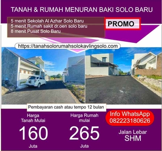 Rumah Baki Perumahan Baki Tanah Baki Kavling Baki Rumah Solo Baru Menu