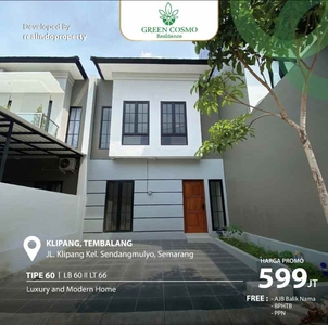 Rumah Baru 2 Lantai Di Klipang Sendangmulyo Semarang