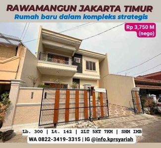 Rumah Baru Kompleks Strategis Rawamangun Jakarta Timur
