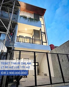 Rumah Baru Murah 3 Lantai Di Tebet Timur Dalam Jakarta Selatan