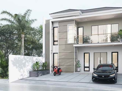 Rumah Cantik 2 Lantai Type 200 Di Jalan Cemara Kipas Pekanbaru