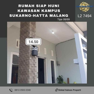 Rumah Cantik Murah Strategis Di Tunggul Wulung Malang