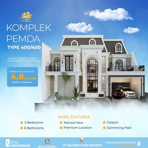 Rumah Clasic Modern Di Jl Cemara Gading Komplek Pemda