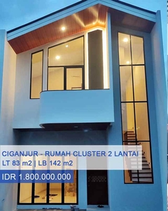 Rumah Cluster Baru 2 Lt Murah Di Ciganjur Jagakarsa Jakarta Selatan