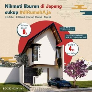 Rumah Cluster Murah Dijual Di Cihanjuang Cimahi Desain Konsep Jepang