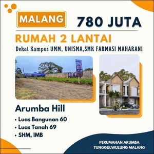 Rumah Dijual 3 Kt Dan 2 Km Tunggulwulung Malang