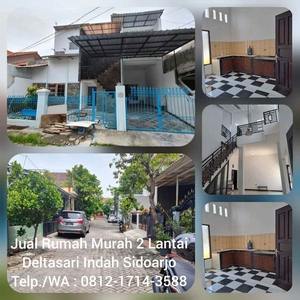 Rumah Dijual Deltasari Indah Sidoarjo 2 Lantai Turun Harga