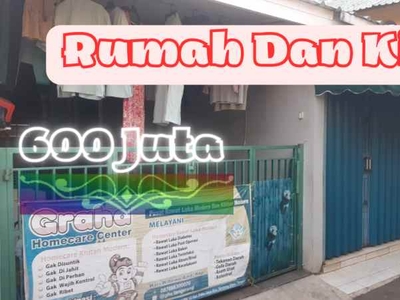 Rumah Dijual Sudah Ada Kios Untuk Usaha