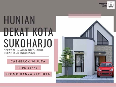 Rumah Dijual Tipe 36 Promo Diskon 30 Juta Rumah Murah Di Sukoharjo