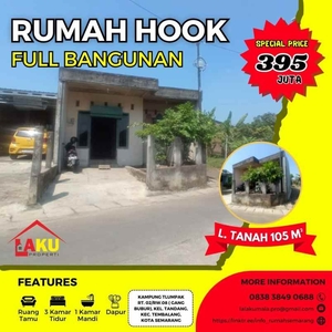 Rumah Hook Di Tembalang Full Bangunan Lokasi Strategis