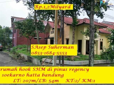 Rumah Hook Shm Di Pinus Regency Soekarno Hatta Bandung Strategis Bebas