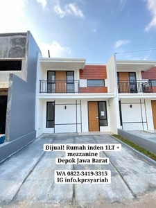 Rumah Inden 1lt Plus Mezzanine Dekat Tol Dan Stasiun Depok