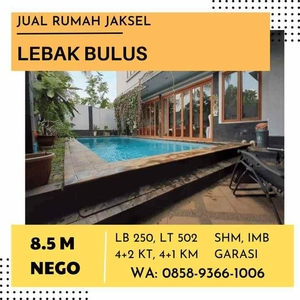 Rumah Jaksel Jakarta Selatan Lebak Bulus Cakep Mewah Dekat Rs Fatmawti