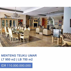 Rumah Kawasan Elite Di Jl Teuku Umar Menteng Jakarta Pusat