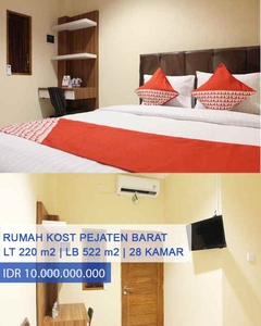 Rumah Kost Elite 30 Kamar Omset Oke Di Pejaten Barat Jakarta Selatan