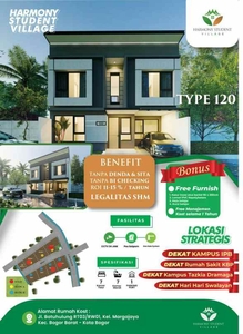 Rumah Kost Full Furnished Auto Tersewa Dan Passive Income 3 Km Ke Ipb