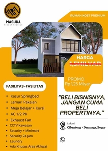 Rumah Kost Premium Full Furnished Dekat Kampus Ipb Bogor