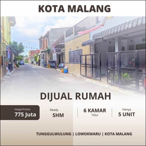 Rumah Malang Baru Harga 775 Juta 6 Kamar Tidur