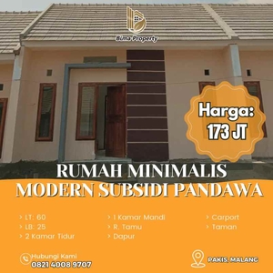 Rumah Minimalis Modern Subsidi Pandawa