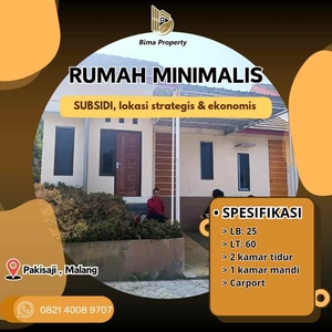 Rumah Minimalis Subsidi Lokasi Strategis Ekonomis