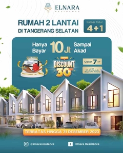 Rumah Model Townhouse Private Living Ditengah Kota Tangerang Selatan