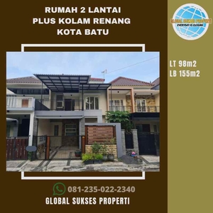 Rumah Modern Luas View Bagus Nyaman Di Perum Batu Panorama Kota Batu