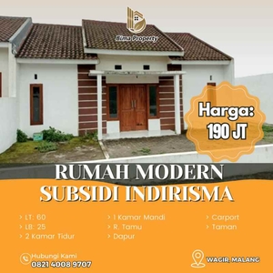 Rumah Modern Subsidi Indirisma