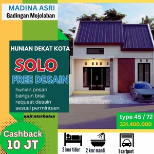 Rumah Murah Mojolaban Sukoharjo Ada Promo