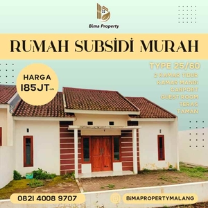 Rumah Murah Subsidi Design Minimalis Di Wagir Malang