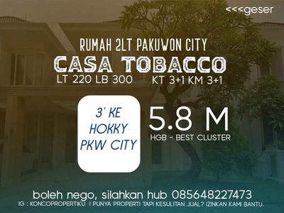 Rumah Pakuwon City Dijual Casa Tobacco Long Beach Dan Diego