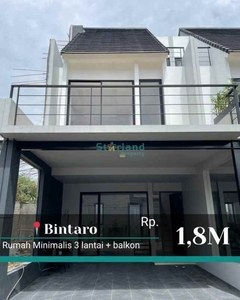 Rumah Premium Siap Huni 3 Lantai Minimalis Dikawasan Bergengsi Bintaro
