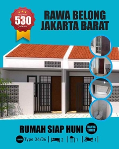 Rumah Rawa Belong Kebon Jeruk Jakarta Barat Siap Huni Dekat Kampus