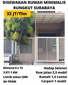 Rumah Rungkut Surabaya Timur Siap Huni Row Lebar Dekat Merr Oerr