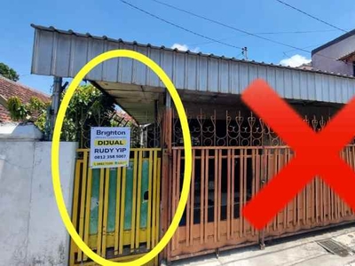 Rumah Second Murah Strategis Pusat Kota Surabaya Dekat Pasar Ploso