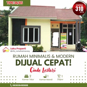 Rumah Semi Cluster Tengah Kota Perum Cinde Lestari