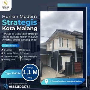 Rumah Siap Huni 2 Lantai Di Sawojajar Malang