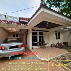 Rumah Siap Huni Di Pancoran Psr Mingggu Jkt Lt140 Lb100 Rp45m