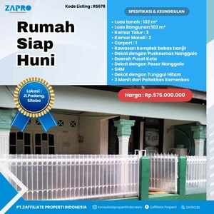 Rumah Siap Huni Di Siteba Padang