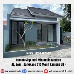 Rumah Siap Huni Minimalis Modern Di Jl Besi-jangkang 10 Menit Ke Uii