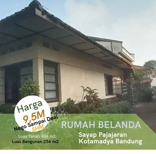 Rumah Tua Belanda Di Sayap Pajajaran Pusat Kota Bandung