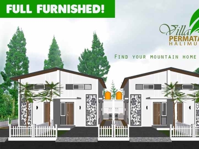 Rumah Villa Full Furnished Lokasi Lereng Gunung Pangranggo Sukabumi