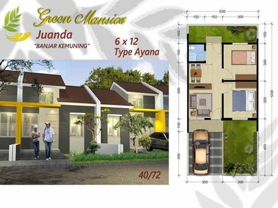 Siap Pakai Green Mansion Juanda Tahap 1 Tipe Ayana Stock Ready